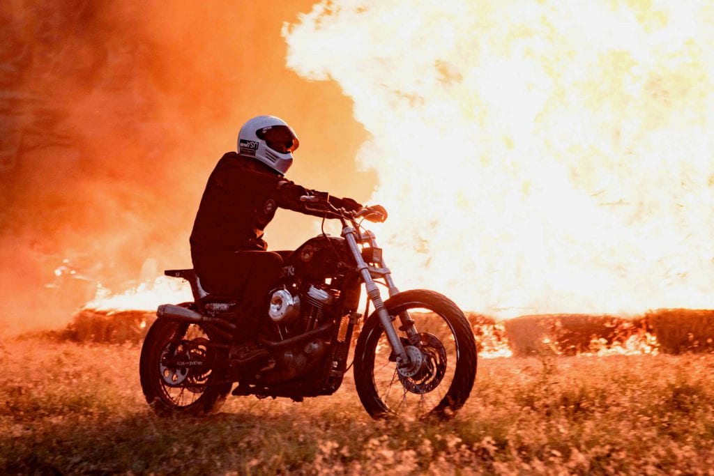 City of Richmond Bid header image of motorcyclist
