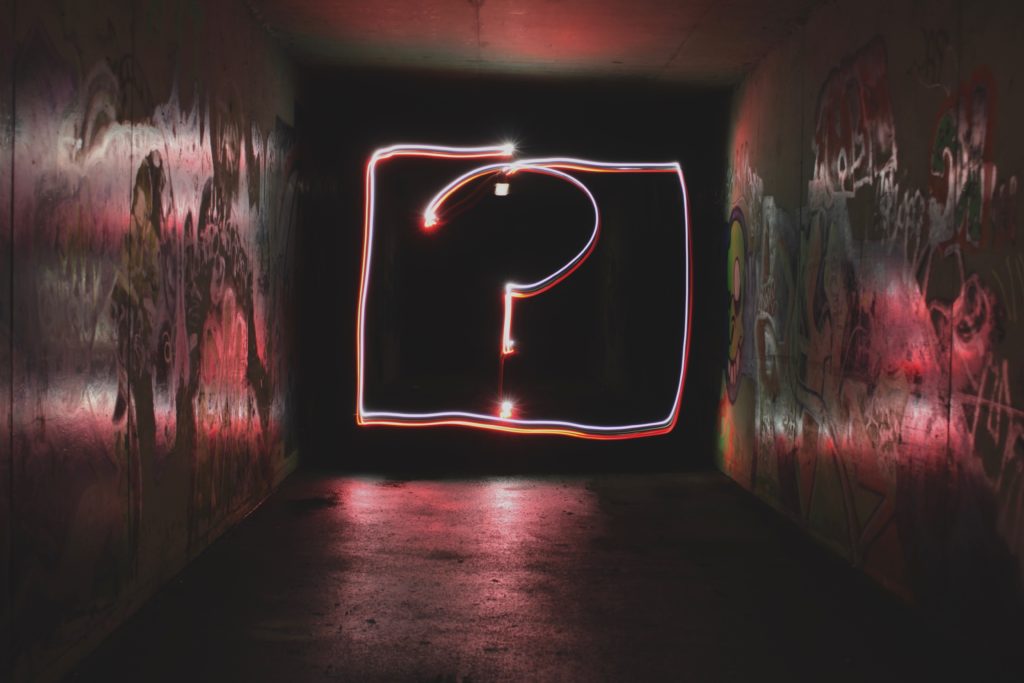 Question mark for how to start winning business