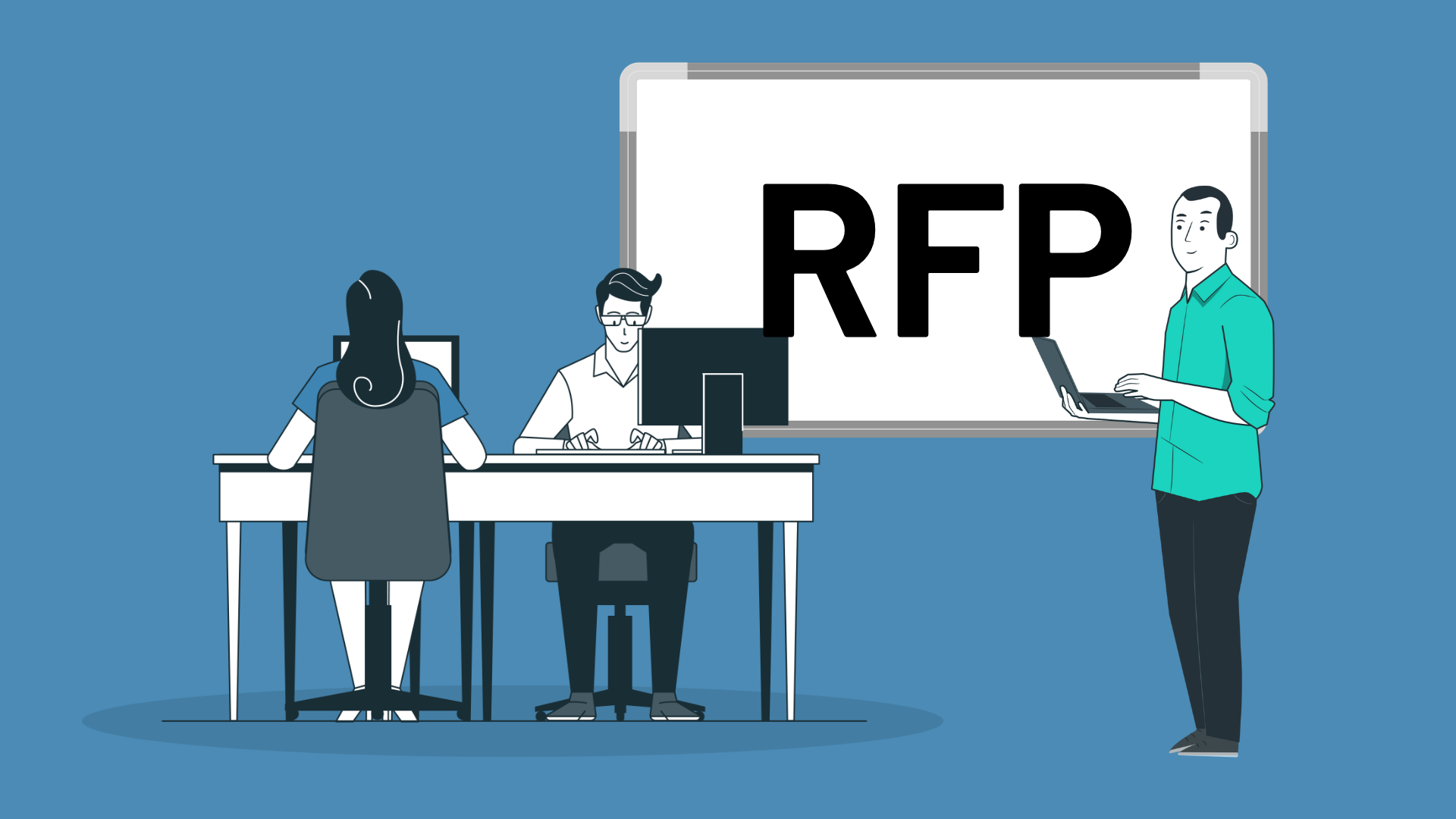 RFP Team working on building an RFP